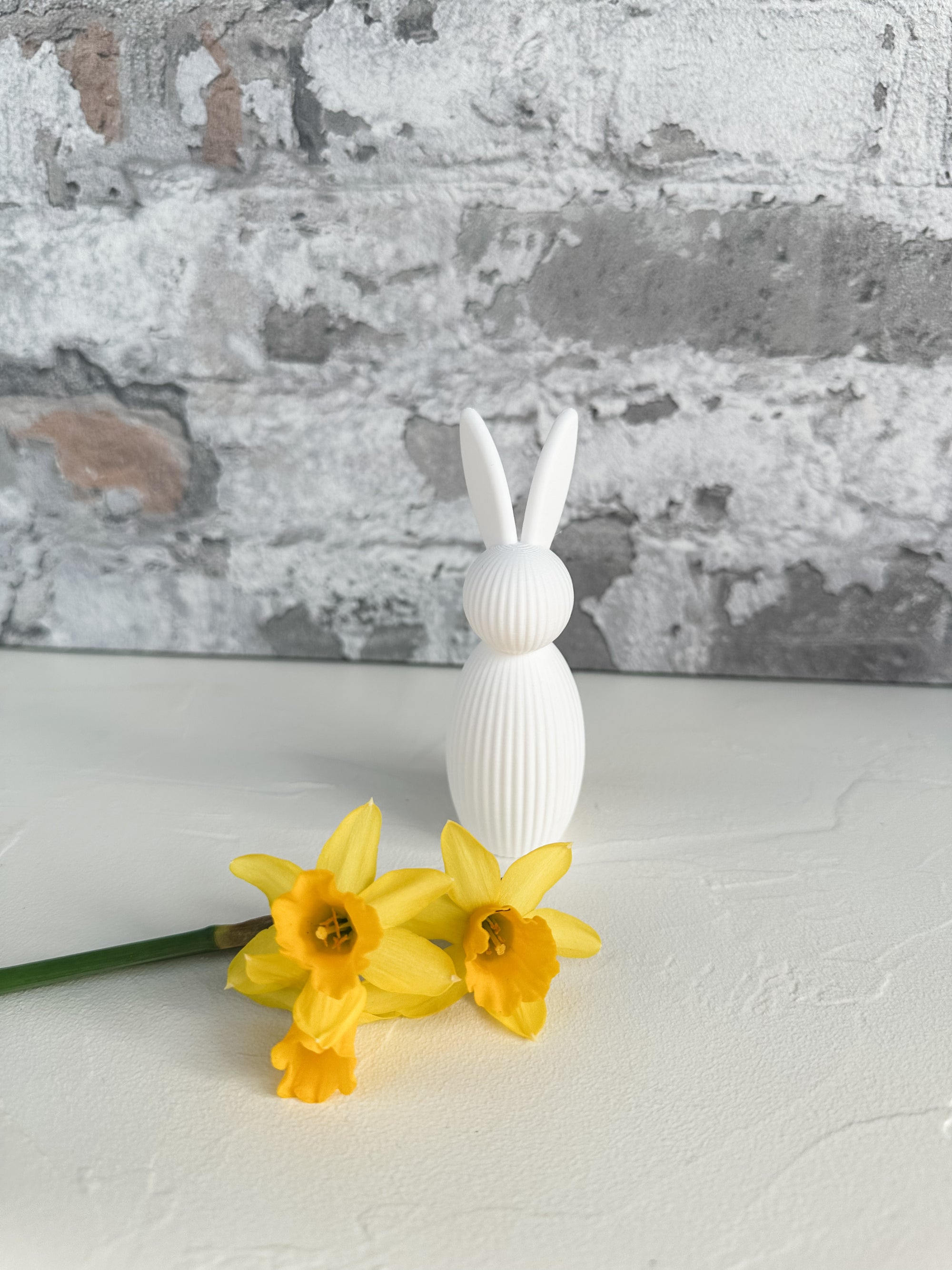 Osterhase 10 cm Weiß