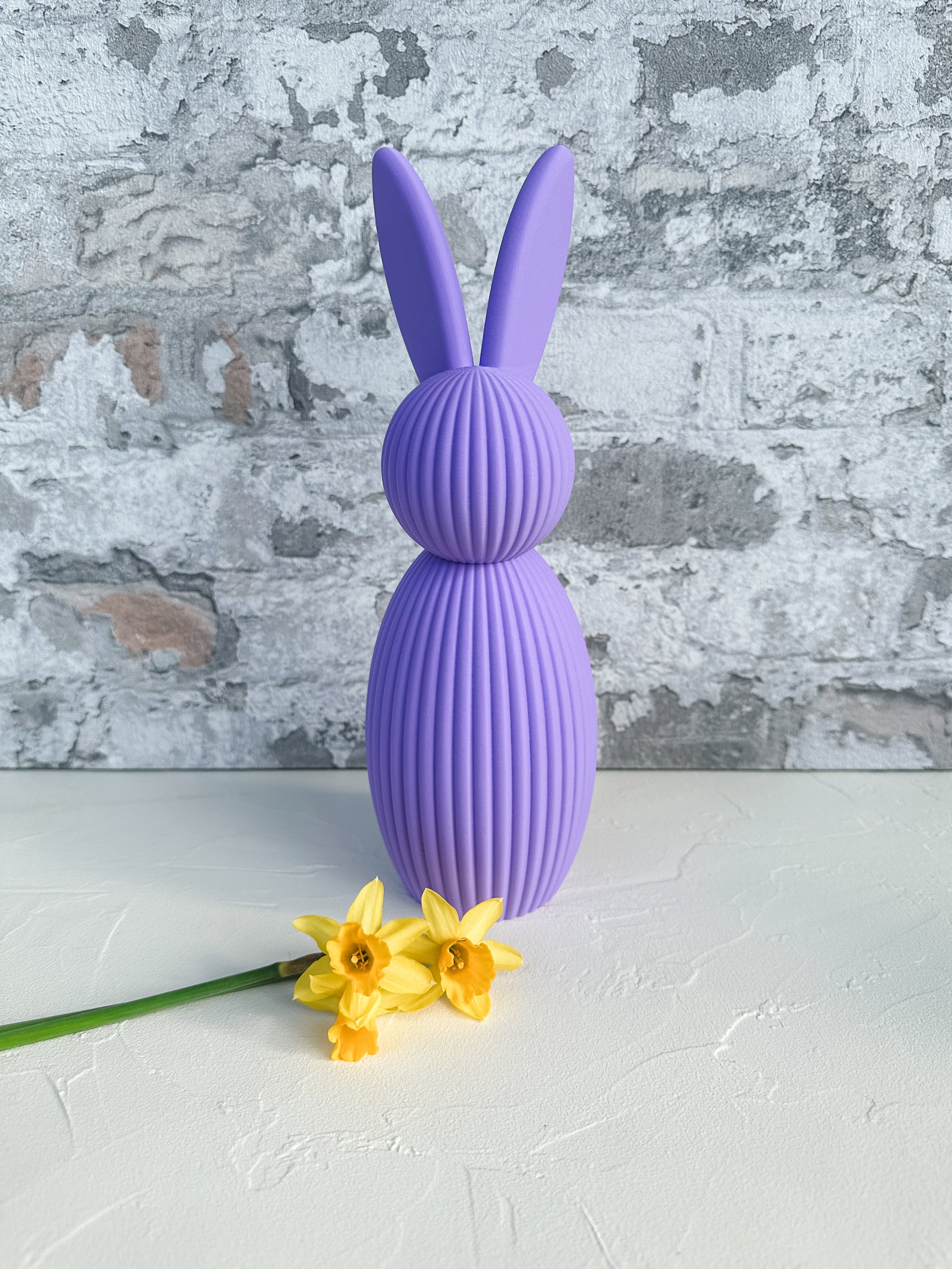 Osterhase 25 cm Lavendel-Lila